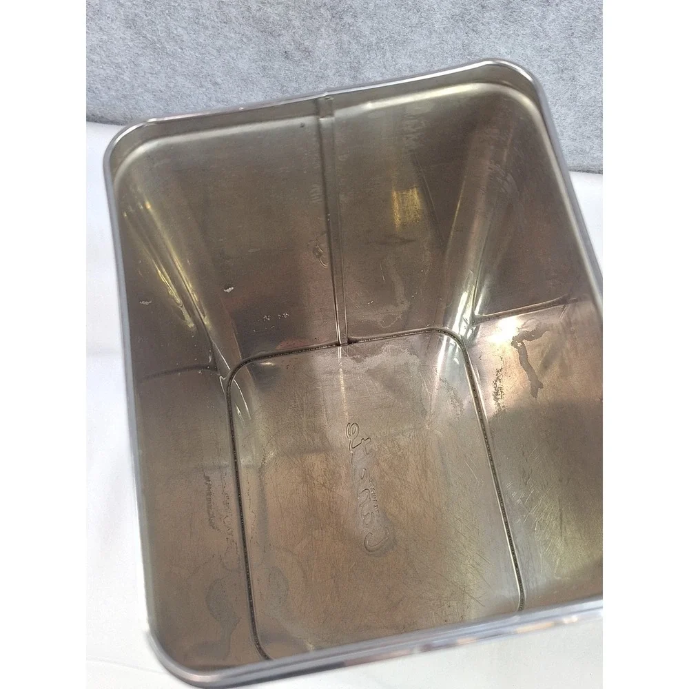 Vintage Masterware Canette Chrome Sugar Canister Mid Century Modern Kitchen Tin